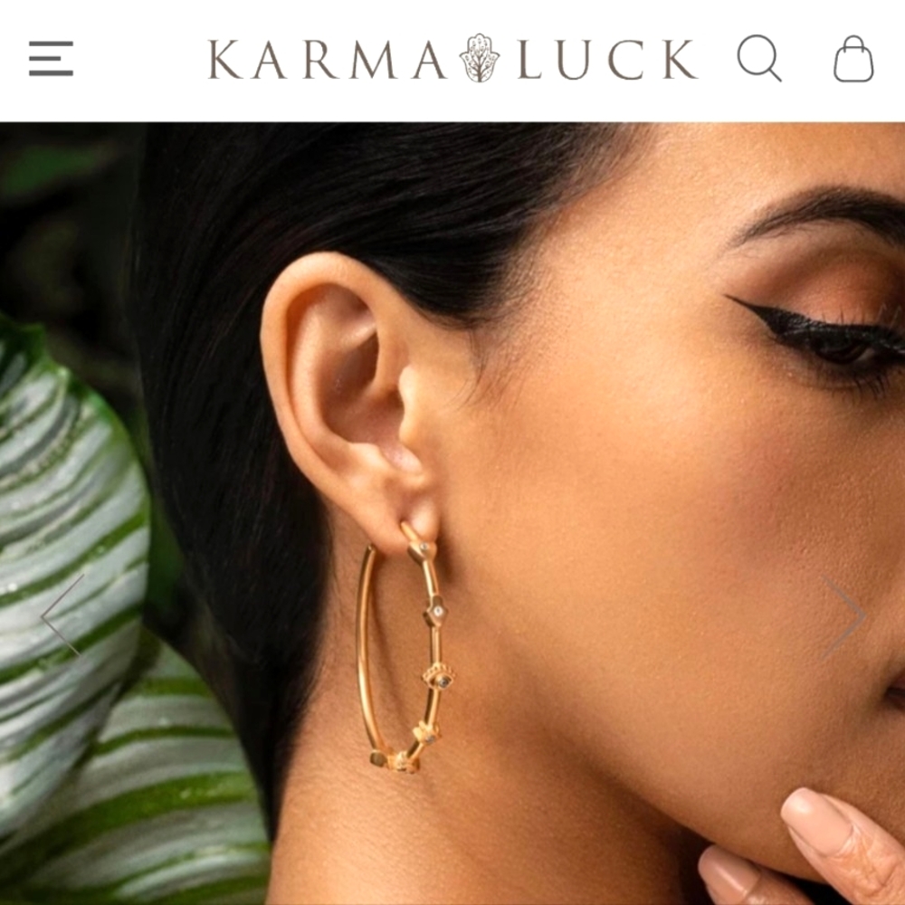 Universal Spirituality - Multi Symbol Hoop Earrings